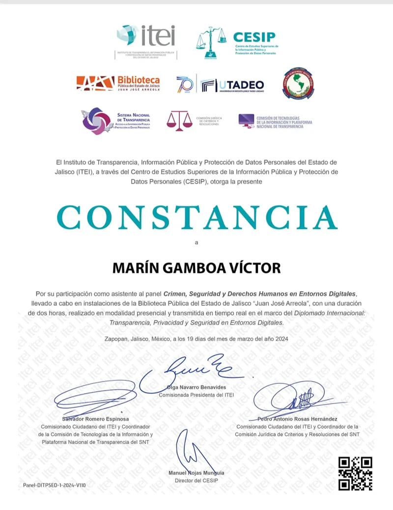 Crimen, Seguridad y Derechos Humanos en Entornos Digitales